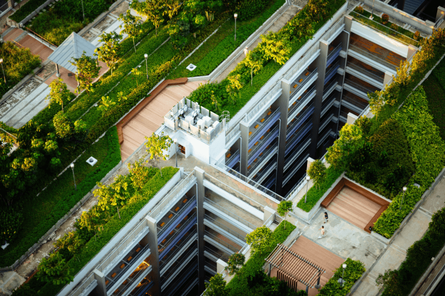 Les espaces verts dans les projets immobiliers Sovia Constructions